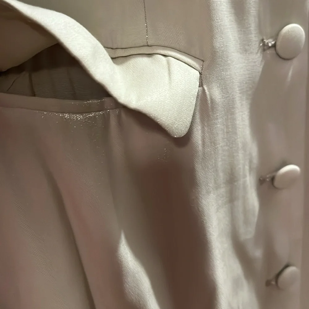 Blu Spero Shimmery Light Green Dress - Picture 6 of 6
